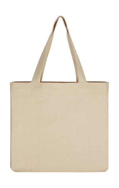 Canvas Wide Shopper LH/ Tote Shoulder Bag